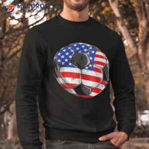 vintage soccer 4th of july usa american flag boys shirt sweatshirt