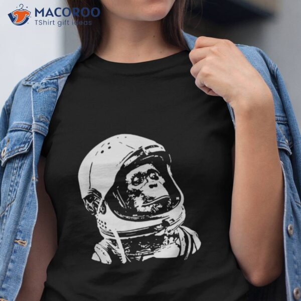 Vintage Space Travel Astronaut Monkey Shirt