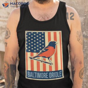 vintage us flag baltimore oriole shirt tank top