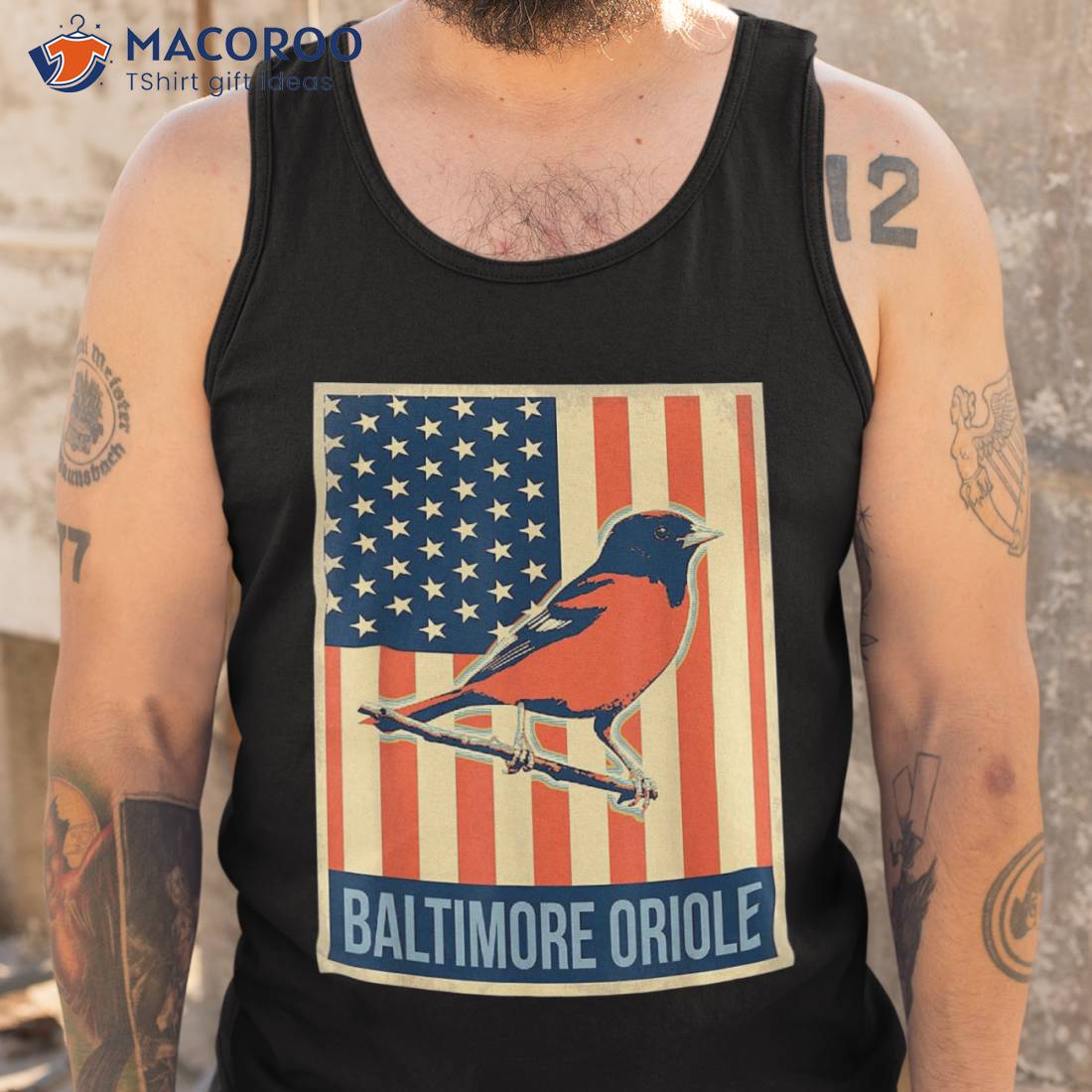 Vintage Orioles Jersey Inspiring USA Flag Baltimore Orioles Gifts