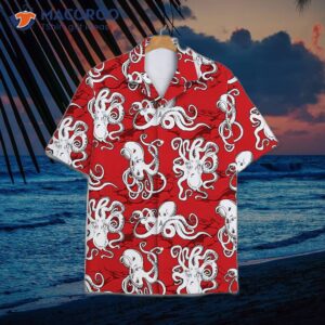 vintage version funny horror halloween tropical flower hawaiian shirt 0