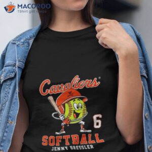 virginia cavaliers ncaa softball jenny bressler shirt tshirt