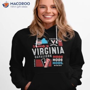 virginia cavaliers red white hoo t shirt hoodie 1