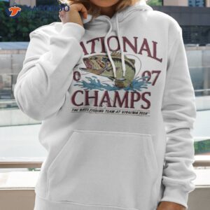 virginia tech 2007 bass fishing shirt hoodie 2