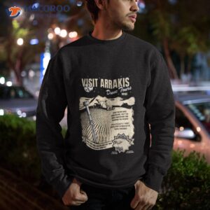 visit arrakis graphic dune movie shirt sweatshirt