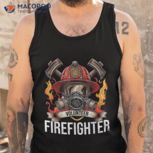 volunteer firefighter nonprofit work fireman shirt tank top