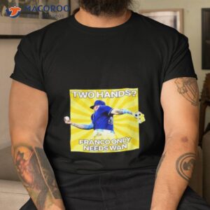 wander franco wan handed 2023 shirt tshirt