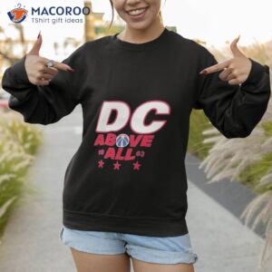 washington wizards dc above all 1963 shirt sweatshirt