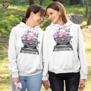 watercolor flowers t shirt hoodie 1