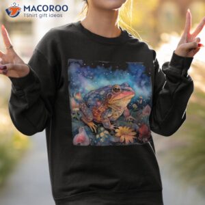 watercolor mysterious mystical toad frog shirt sweatshirt 2