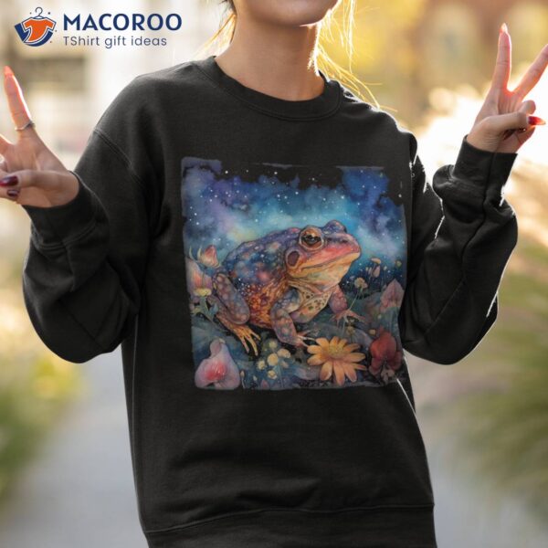 Watercolor Mysterious Mystical Toad Frog Shirt