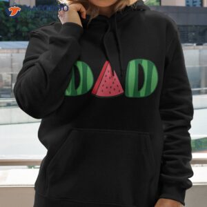 watermelon dad fruitarian lover summer father fruit slice shirt hoodie