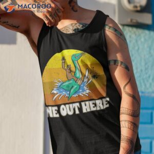 we out here bigfoot amp nessie novel love funny monkey shirt tank top 1