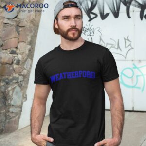 weatherford arch vintage retro college athletic sports shirt tshirt 3