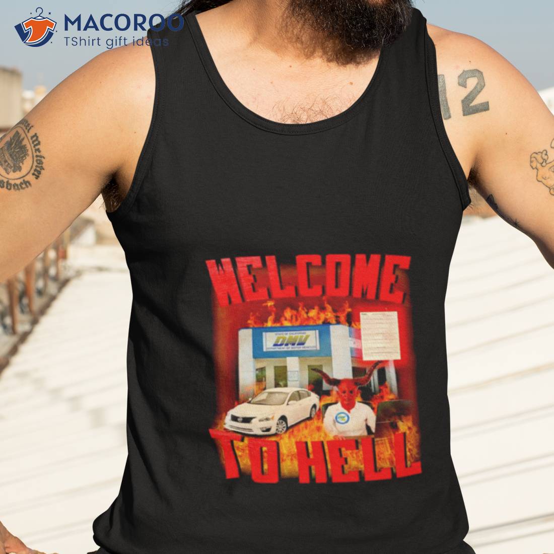 Welcome To Hell Dmv Shirt