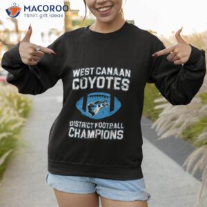 west canaan coyotes football champions varsity blues shirt sweatshirt 1