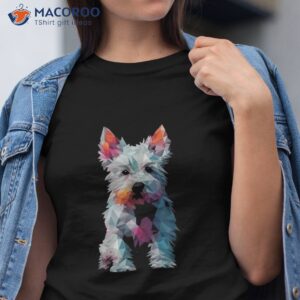 West Highland White Terrier Puppy Dog Pop Art Shirt