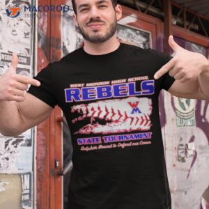 West Monroe High School Rebels State Tournamenshirt
