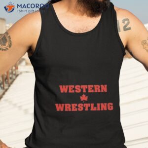 western and wrestling shirt tank top 3