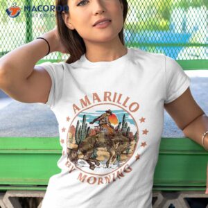 western country amarillo by morning cowboy riding horse shirt tshirt 1