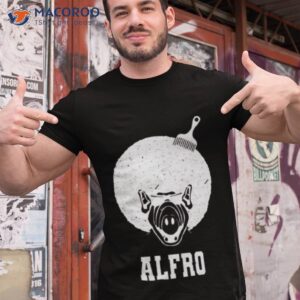 white art gordon alf alien life form afro alf shirt tshirt 1