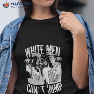 White Collage Design White Men Can’t Jump Shirt