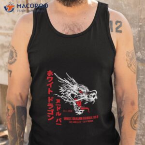 white dragon noodle bar aged look essential t shirt tank top