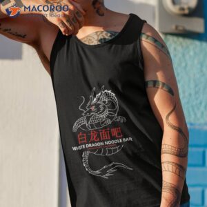 white dragon noodle bar t shirt tank top 1