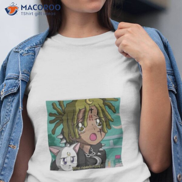 Who Needs Love Fan Made Anime Art Trippie Redd Rap Music  Shirt