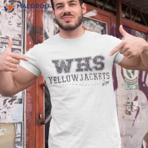 whs yellowjackets 1996 distressed shirt tshirt 1