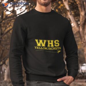 whs yellowjackets logo yellow iconic art shirt sweatshirt