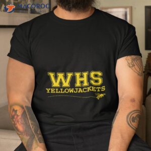 whs yellowjackets logo yellow iconic art shirt tshirt