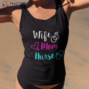 wife mom nurse wo rn lpn mothers day birthday shirt tank top 2