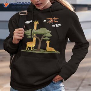 wild animal tall giraffes reaching the sky cute giraffe shirt hoodie 3