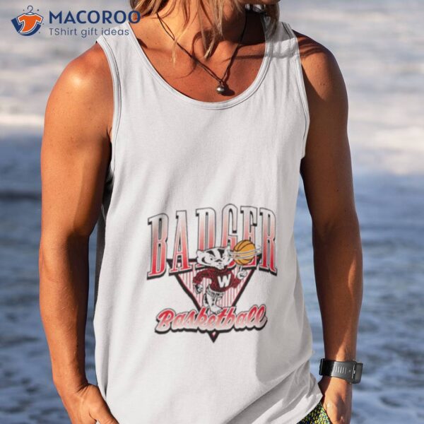 Wisconsin Badger Basketball Ringer Shirt