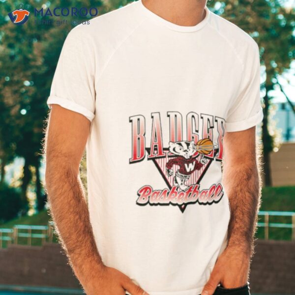 Wisconsin Badger Basketball Ringer Shirt