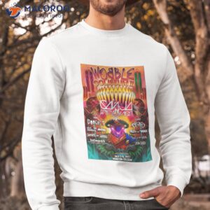 wobble july 7 and 8 2023 hampton coliseum poster shirt sweatshirt