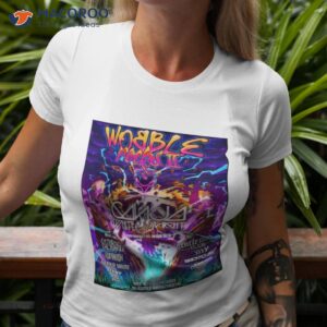 wobble may 6 and 7 2023 red rocks morrison colorado poster shirt tshirt 3