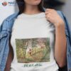 Woman Girl On With Bicycle In Woods Zen Yoga Buddhism Shirt