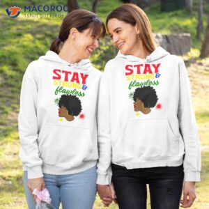 women s stay strong flawless t shirt hoodie 1