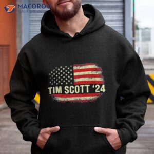 womens tim scott 2024 for president election campaign us flag vinatge shirt hoodie