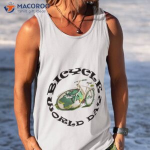 world bicycle day shirt tank top