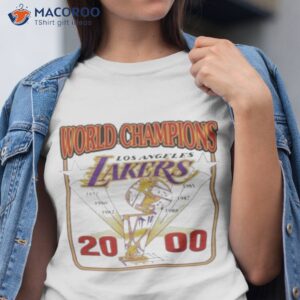 world champions los angeles lakers shirt tshirt