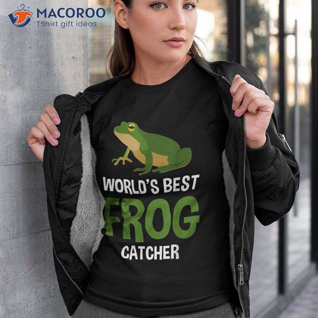 World's Best Frog Catcher Gift Boys Girls Kids Hunter Shirt