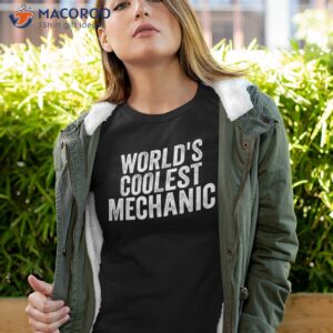 World’s Coolest Mechanic Occupation Funny Office Shirt