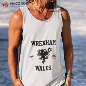 wrexham wales football gift shirt tank top