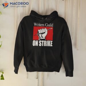 writers guild on strike shirt hoodie 1