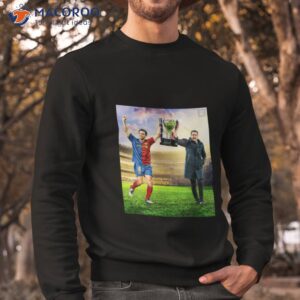 xavi has now won laliga as a barcelona player and manager t shirt sweatshirt