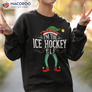 xmas ice hockey elf matching family christmas pjs shirt sweatshirt 2
