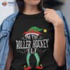 Xmas Roller Hockey Elf Matching Family Christmas Pjs Shirt